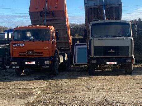1997 МАЗ 5516, серебристый, 800000 рублей, вид 2