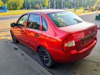 2006 Lada (ВАЗ) Kalina I, красный, 135000 рублей, вид 4