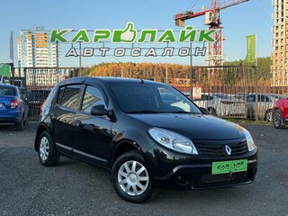 2010 Renault Sandero I, чёрный, 499000 рублей, вид 1