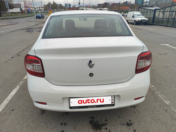 2020 Renault Logan II Рестайлинг, белый, 675000 рублей - вид 3