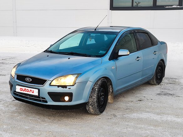 2007 Ford Focus II, голубой - вид 1