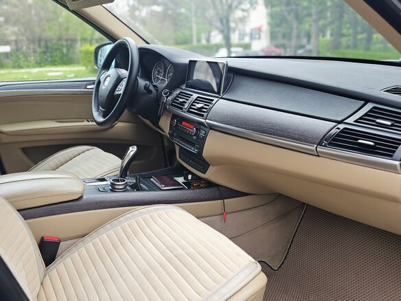 2007 BMW X5 3.0si II (E70), синий, 1700000 рублей - вид 10