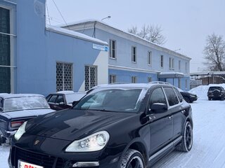 2008 Porsche Cayenne Turbo I Рестайлинг (957), чёрный, 1700000 рублей, вид 1