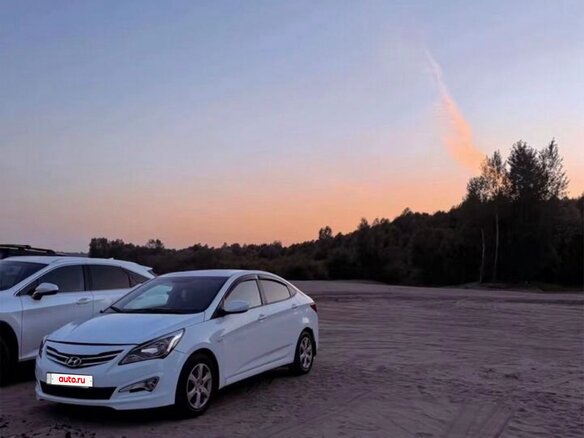 2014 Hyundai Solaris I Рестайлинг, белый, 635000 рублей - вид 7
