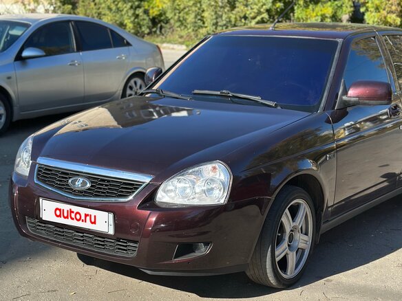2013 Lada (ВАЗ) Priora I, фиолетовый - вид 1