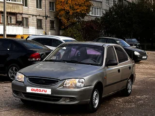 2006 Hyundai Accent ТагАЗ II, бежевый, 180000 рублей, вид 1