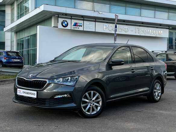 2021 Skoda Rapid II, серый