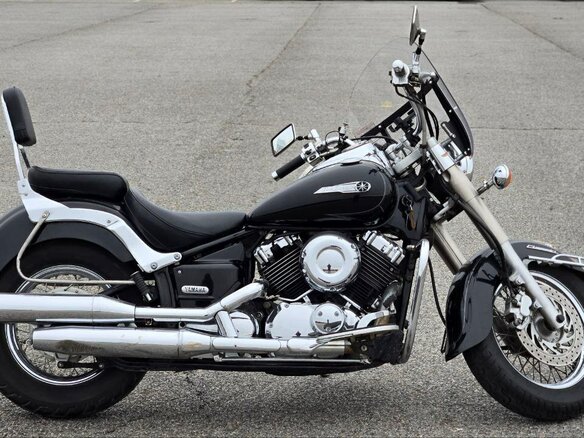 2005 Yamaha XVS650 Drag Star, чёрный, 620000 рублей - вид 6