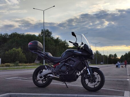 2012 Kawasaki Versys 650, чёрный, 420000 рублей, вид 1