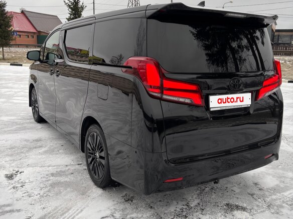 2021 Toyota Alphard III Рестайлинг, чёрный, 4600000 рублей - вид 6
