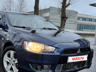 2007 Mitsubishi Lancer X, синий, 550000 рублей, вид 4