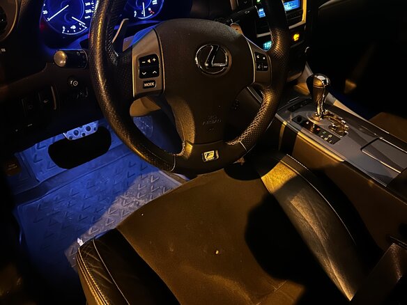 2011 Lexus IS 250 II Рестайлинг 2, чёрный, 1800000 рублей - вид 8