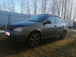 2008 Lada (ВАЗ) Kalina I, серый, 100000 рублей, вид 1