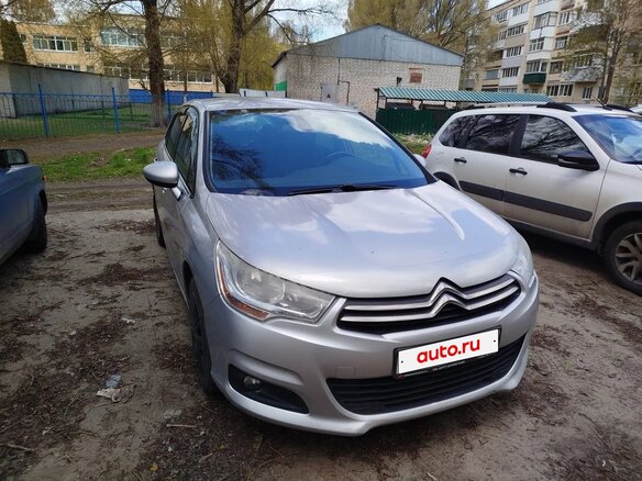 2012 Citroen C4 II, серебристый, 450000 рублей