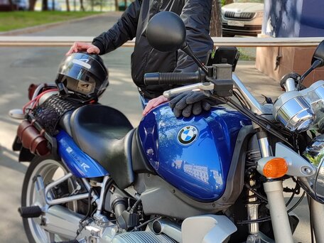 2001 BMW R 1100 R, синий, 400000 рублей, вид 1