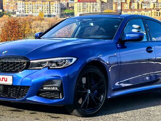 2021 BMW 3 серии 330e VII (G2x), синий, 3950000 рублей, вид 2