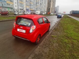 2011 Chevrolet Spark III, красный, 450000 рублей, вид 4
