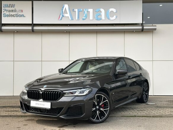 2021 BMW 5 серии 530d xDrive VII (G30/G31/G38) Рестайлинг, серый, 7390000 рублей