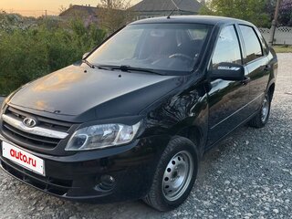 2013 Lada (ВАЗ) Granta I, чёрный, 365000 рублей, вид 1