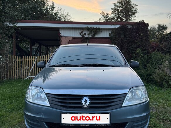 2010 Renault Logan I Рестайлинг, синий, 485000 рублей - вид 2