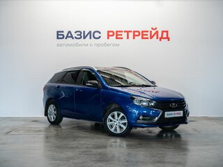 2021 Lada (ВАЗ) Vesta SW I, синий, 1179000 рублей, вид 3