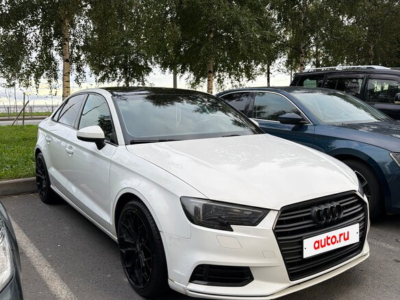 2017 Audi A3 III (8V) Рестайлинг, белый, 1550000 рублей - вид 1