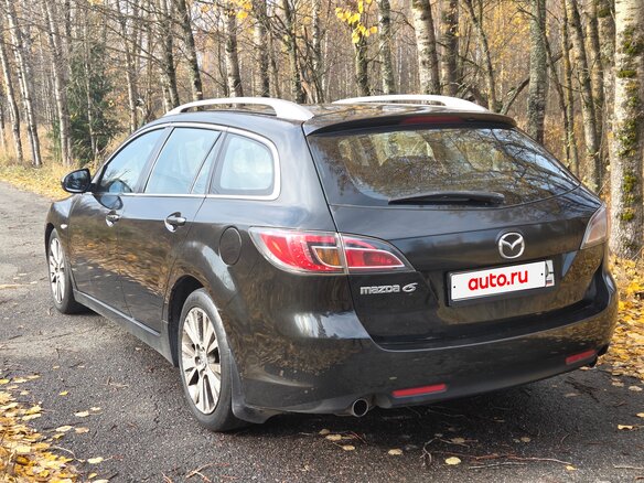 2008 Mazda 6 II (GH), чёрный, 670000 рублей - вид 2