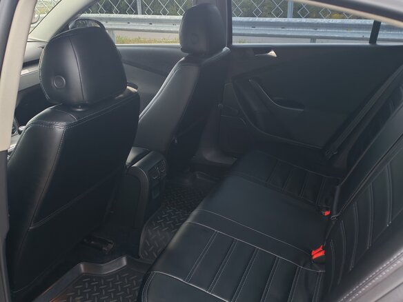 2009 Volkswagen Passat B6, чёрный - вид 9