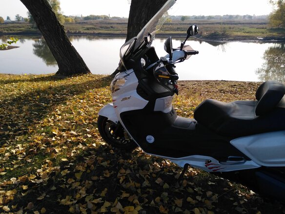 2014 Sym Maxsym 600, белый, 485000 рублей - вид 13