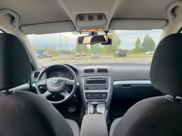 2011 Skoda Octavia II (A5) Рестайлинг, чёрный - вид 7