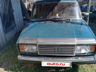 1995 Lada (ВАЗ) 2107, синий, 80000 рублей, вид 2