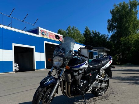 2005 Suzuki GSX 1400, синий, 650000 рублей, вид 2