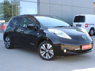 2016 Nissan Leaf 30kWh I (ZE0/AZE0), чёрный, 1309000 рублей, вид 1