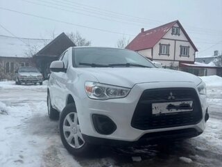 2014 Mitsubishi ASX I Рестайлинг, белый, 950000 рублей, вид 1