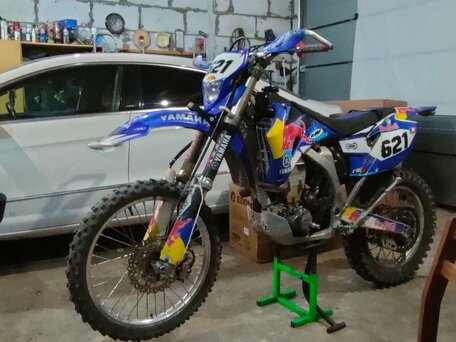 2008 Yamaha WR450F, синий, 350000 рублей, вид 2