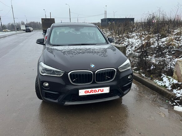 2017 BMW X1 18i sDrive II (F48), чёрный, 1900000 рублей