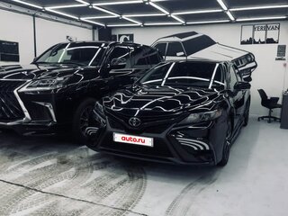 2021 Toyota Camry US Market VIII (XV70) Рестайлинг, чёрный, 1800000 рублей, вид 2