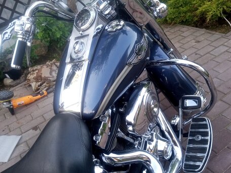 2003 Harley-Davidson Heritage Classic, голубой, 820000 рублей, вид 5