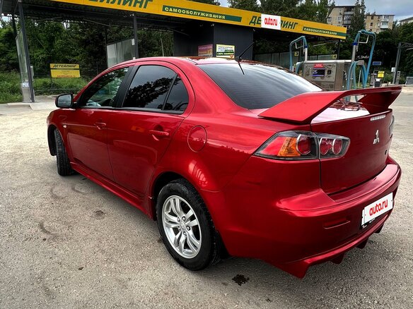 2012 Mitsubishi Lancer X Рестайлинг, красный, 1050000 рублей - вид 5