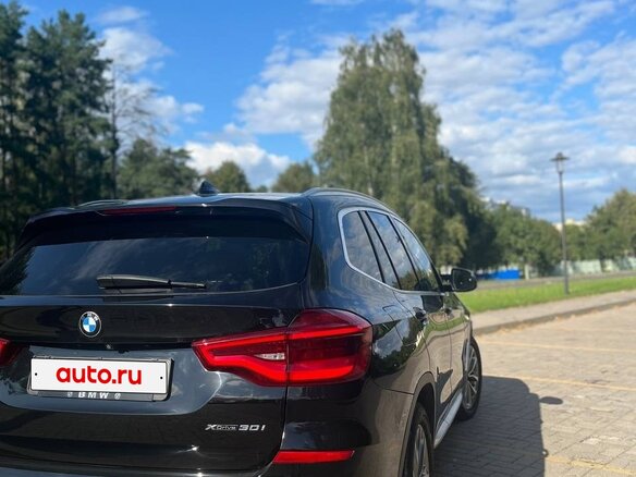 2019 BMW X3 30i xDrive III (G01), чёрный, 2541978 рублей - вид 7
