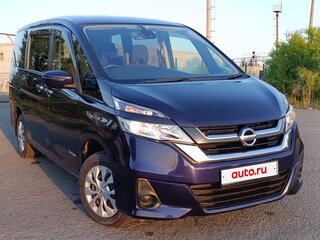 2016 Nissan Serena S-Hybrid V (C27), синий, 1380000 рублей, вид 3