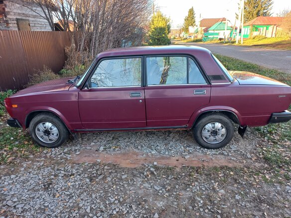 2003 Lada (ВАЗ) 2107, пурпурный, 85000 рублей - вид 3