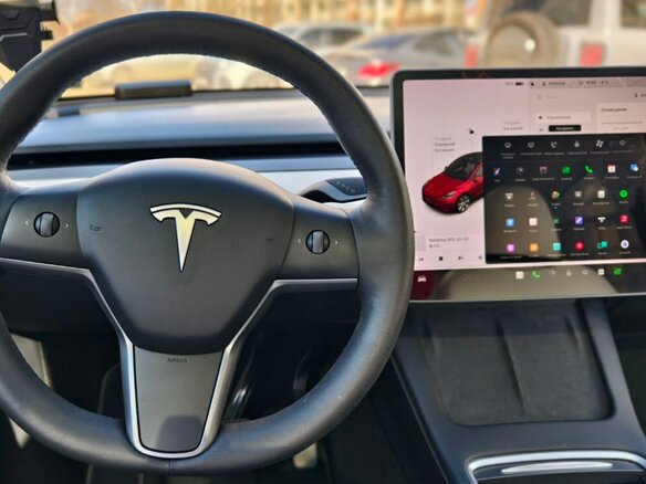 2021 Tesla Model Y Long Range Dual Motor I, красный, 4190000 рублей - вид 9