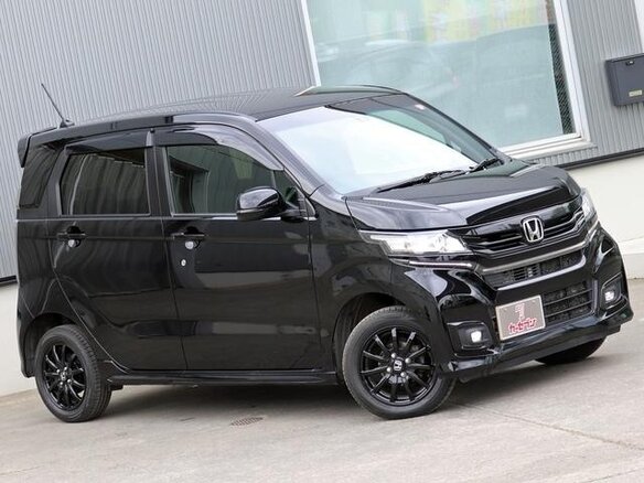 2017 Honda N-WGN I Рестайлинг, чёрный - вид 2
