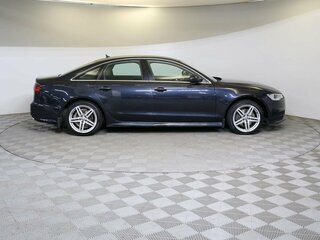 2016 Audi A6 IV (C7) Рестайлинг, синий, 1690000 рублей, вид 4