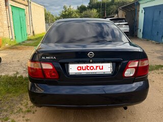 2006 Nissan Almera II (N16) Рестайлинг, синий, 390000 рублей, вид 4
