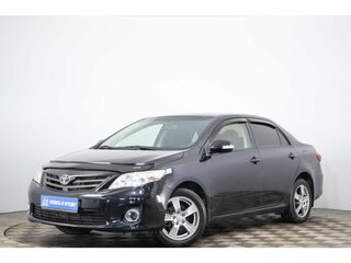 2011 Toyota Corolla X (E140, E150) Рестайлинг, чёрный, 889000 рублей, вид 3