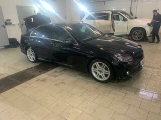 2008 Mercedes-Benz C-Класс 200 III (W204), чёрный, 1290000 рублей, вид 4