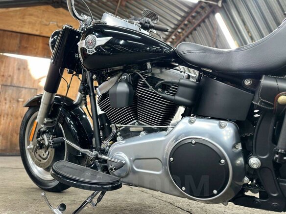 2012 Harley-Davidson Fat Boy, чёрный, 1250000 рублей - вид 11