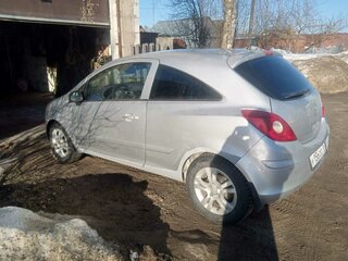 2007 Opel Corsa D, серебристый, 360000 рублей, вид 4